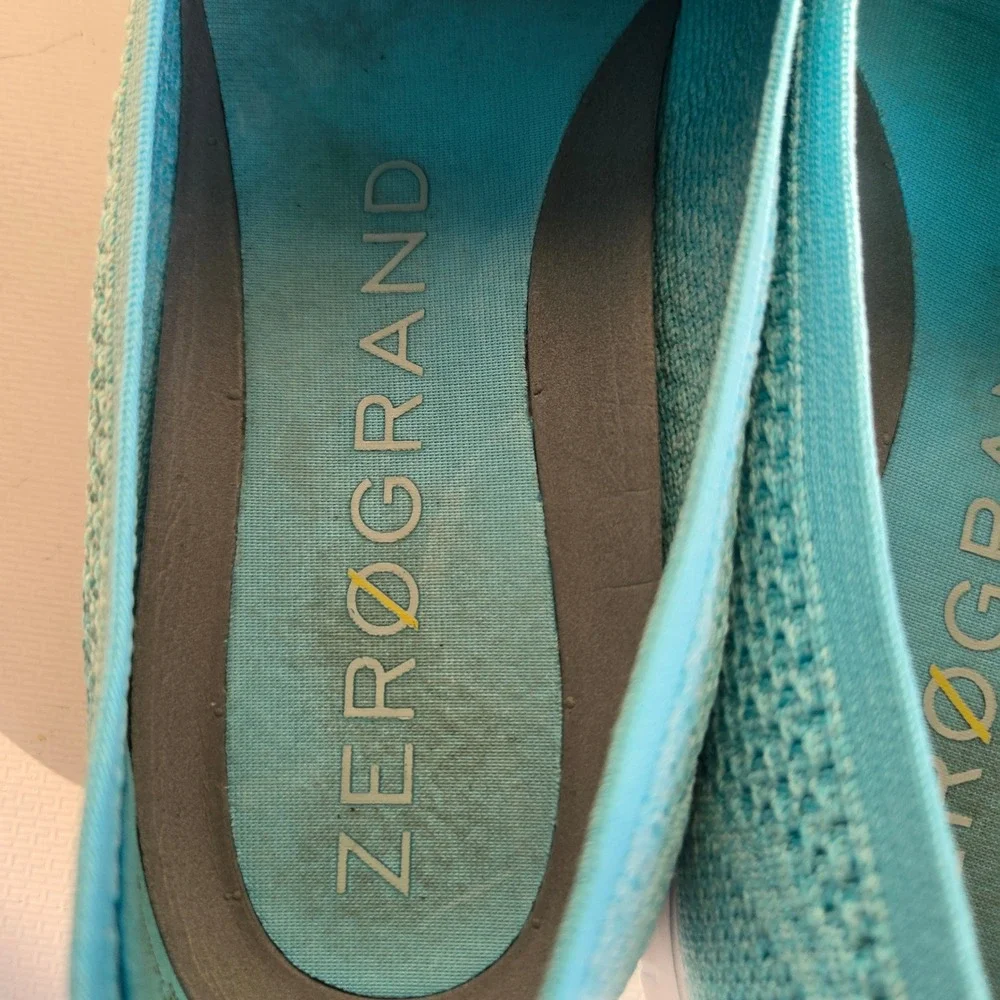 Cole Haan Zerogrand Stitchlite Aqua Knit Slip On‎ Loafer Sneakers Womens Size 7B